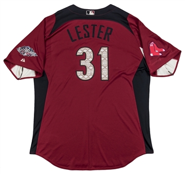 2011 Jon Lester All-Star Game Used American League Batting Practice Jersey Used on 7/11/11 (MLB Authenticated)